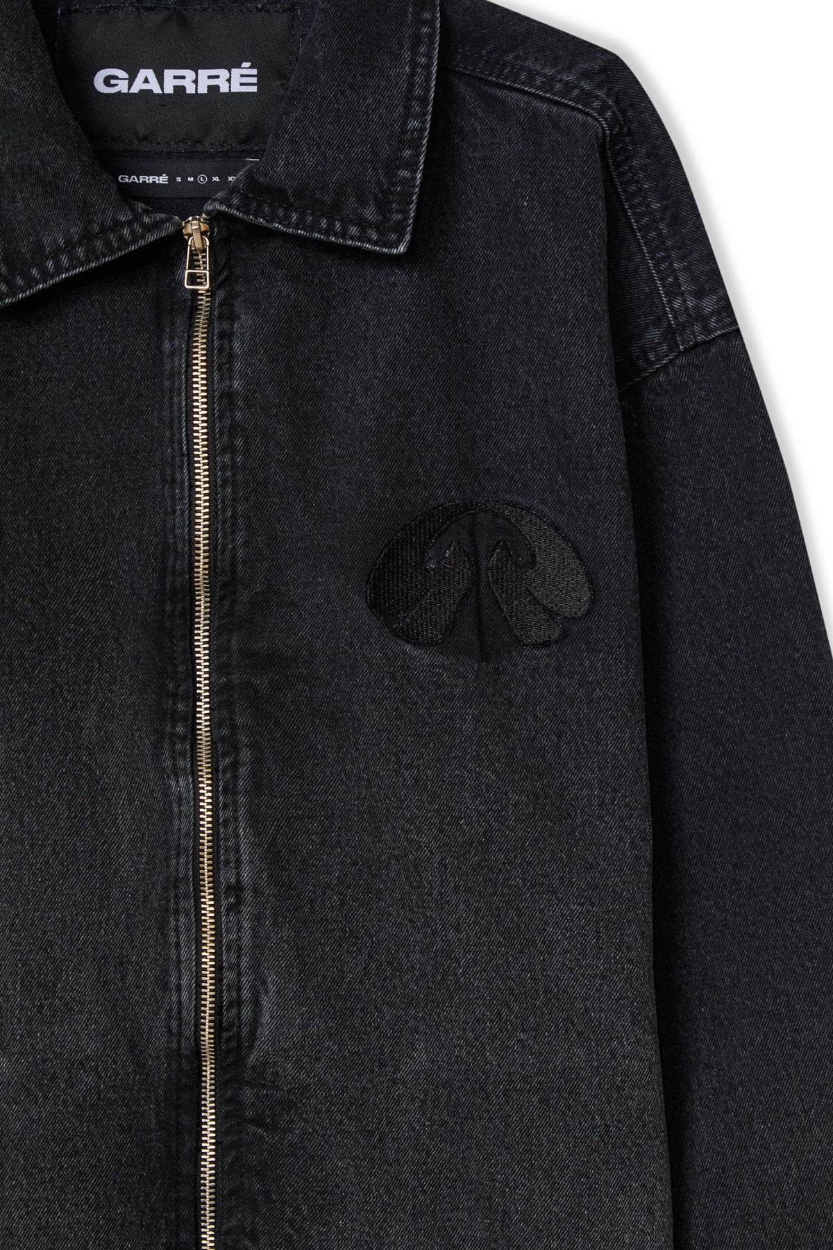 Jaqueta Garré Twill Zip Preta