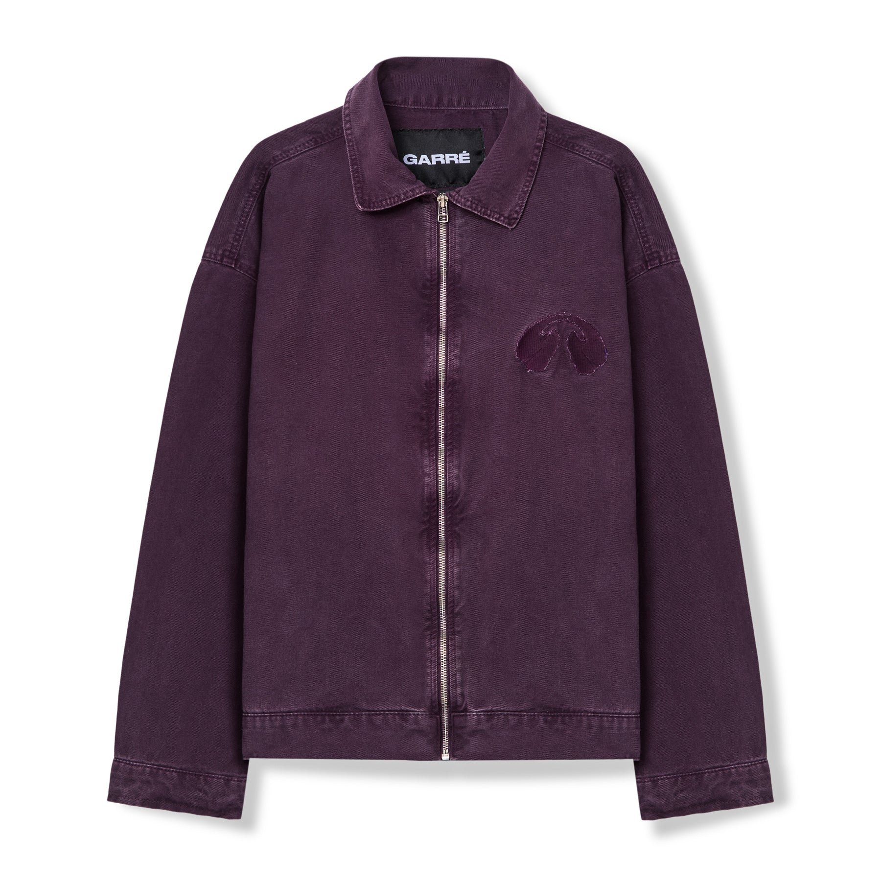 Jaqueta Garré Twill Zip Roxa