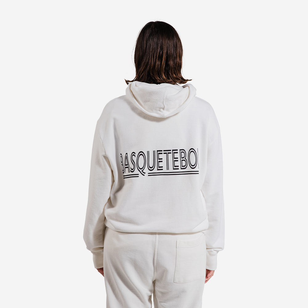 Hoodie Oversized Basquete Branca