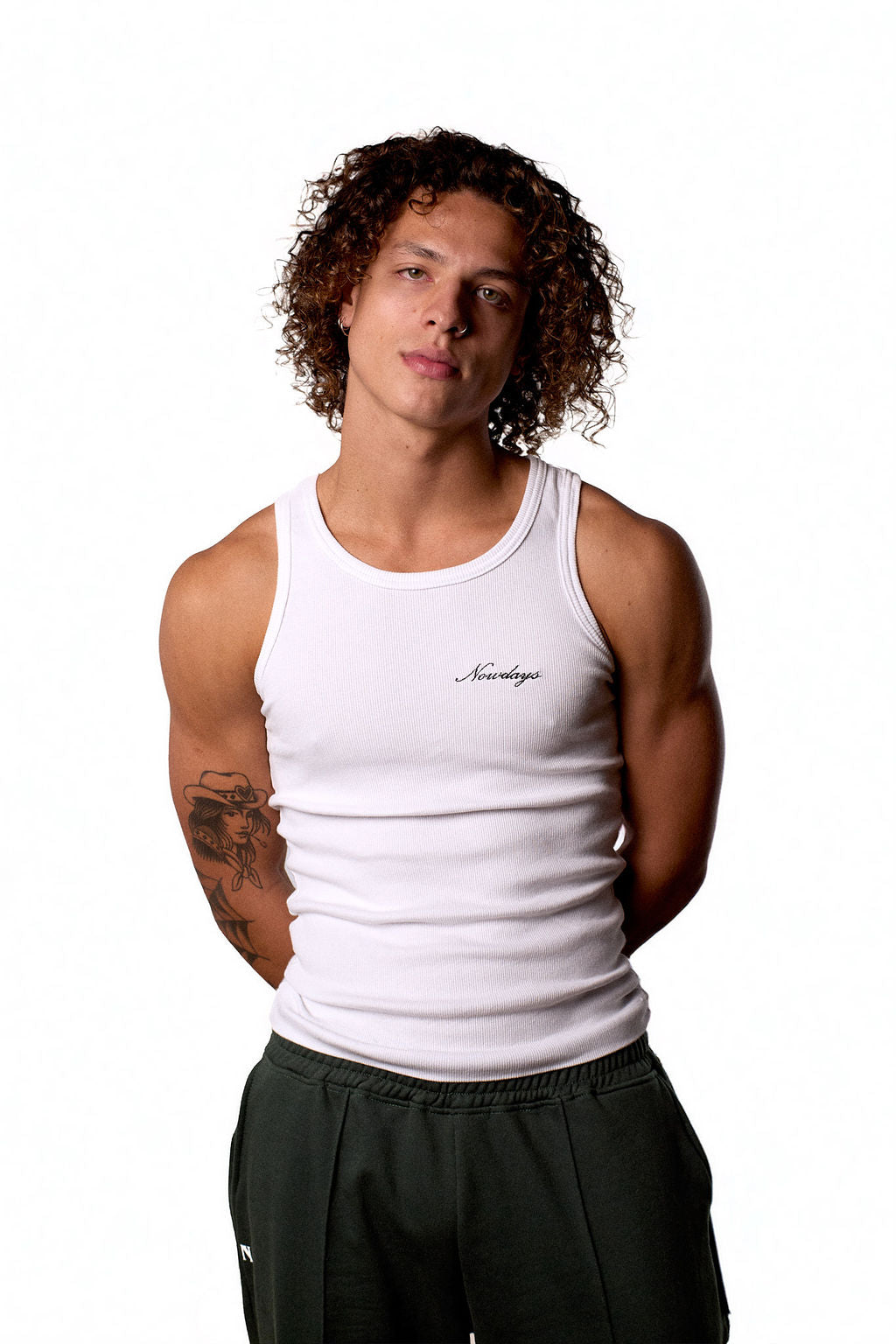 Regata Masculina Nowdays Essentials Branca