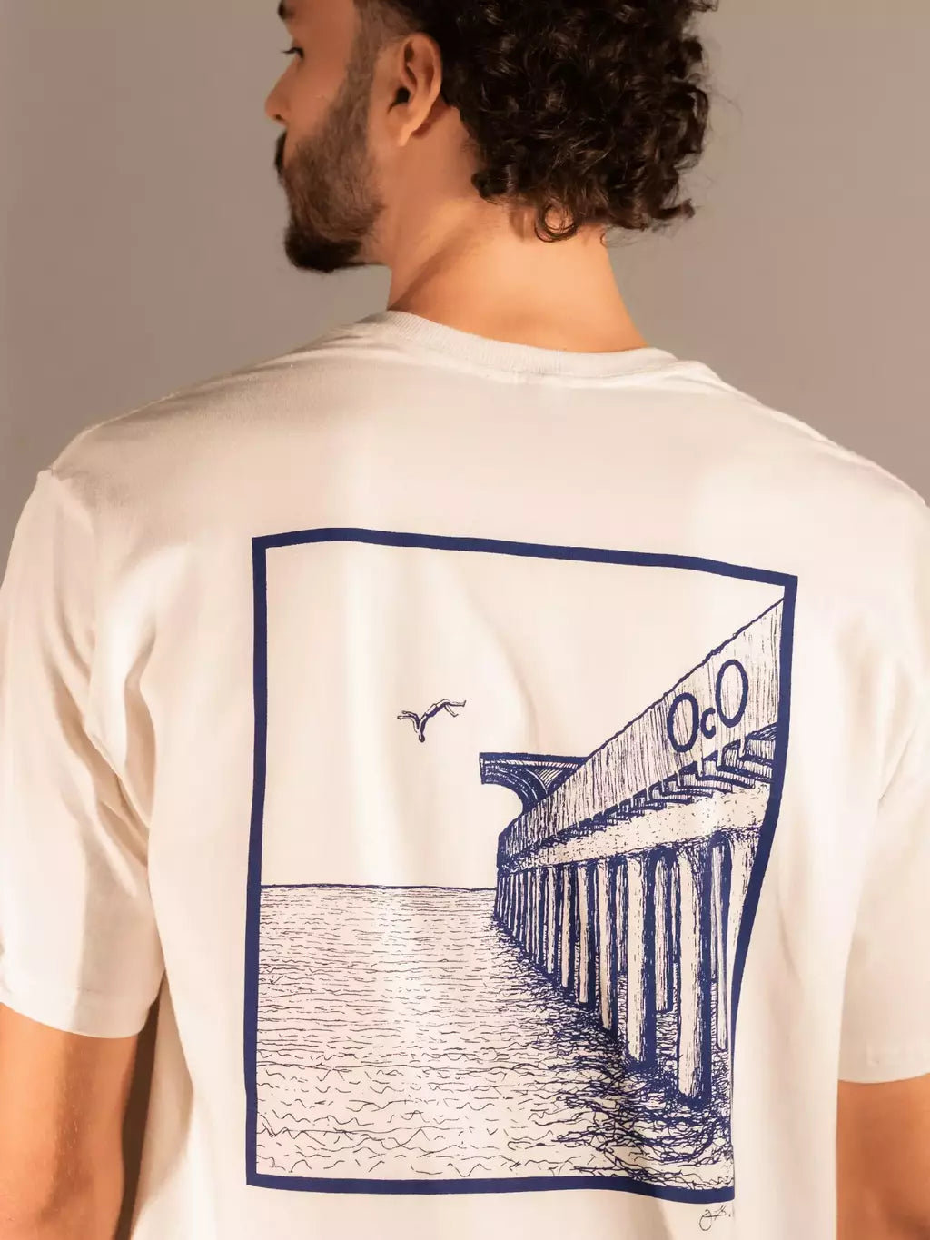 Camiseta OcO Poço da Draga Branca