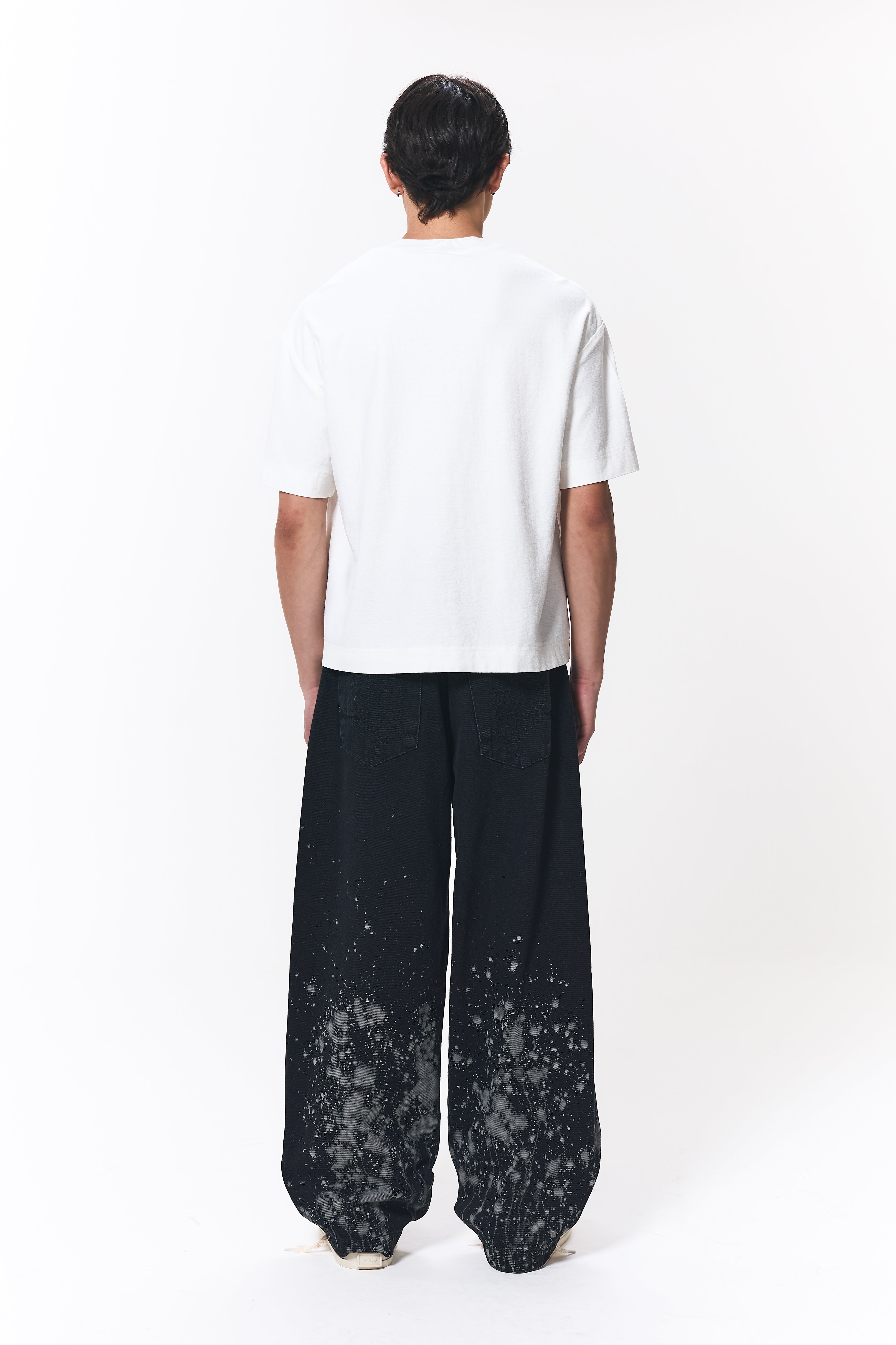 Camiseta Dupla Face Pace Pattern Branca