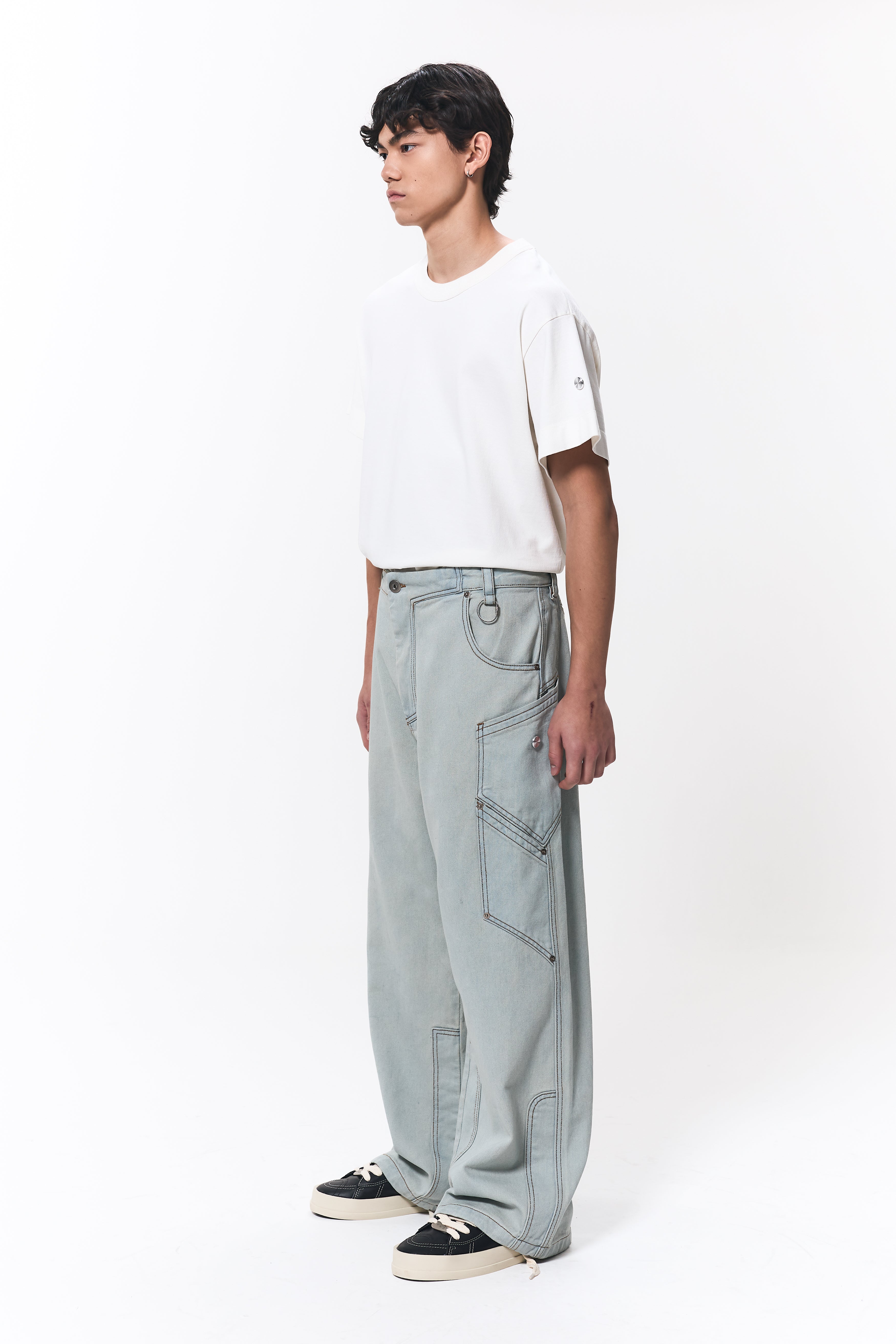 Calça Pace Poketto Jeans Relaxed Azul Claro