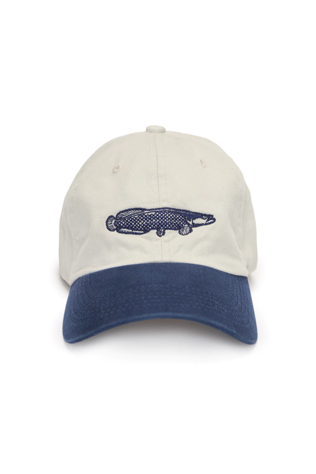 Boné Bossa Pirarucu Azul e Branco - Sarja Premium