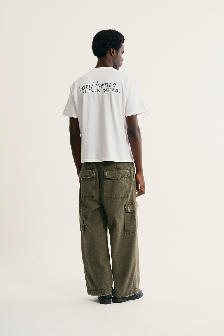Camiseta Carnan Labels Boxy Branca