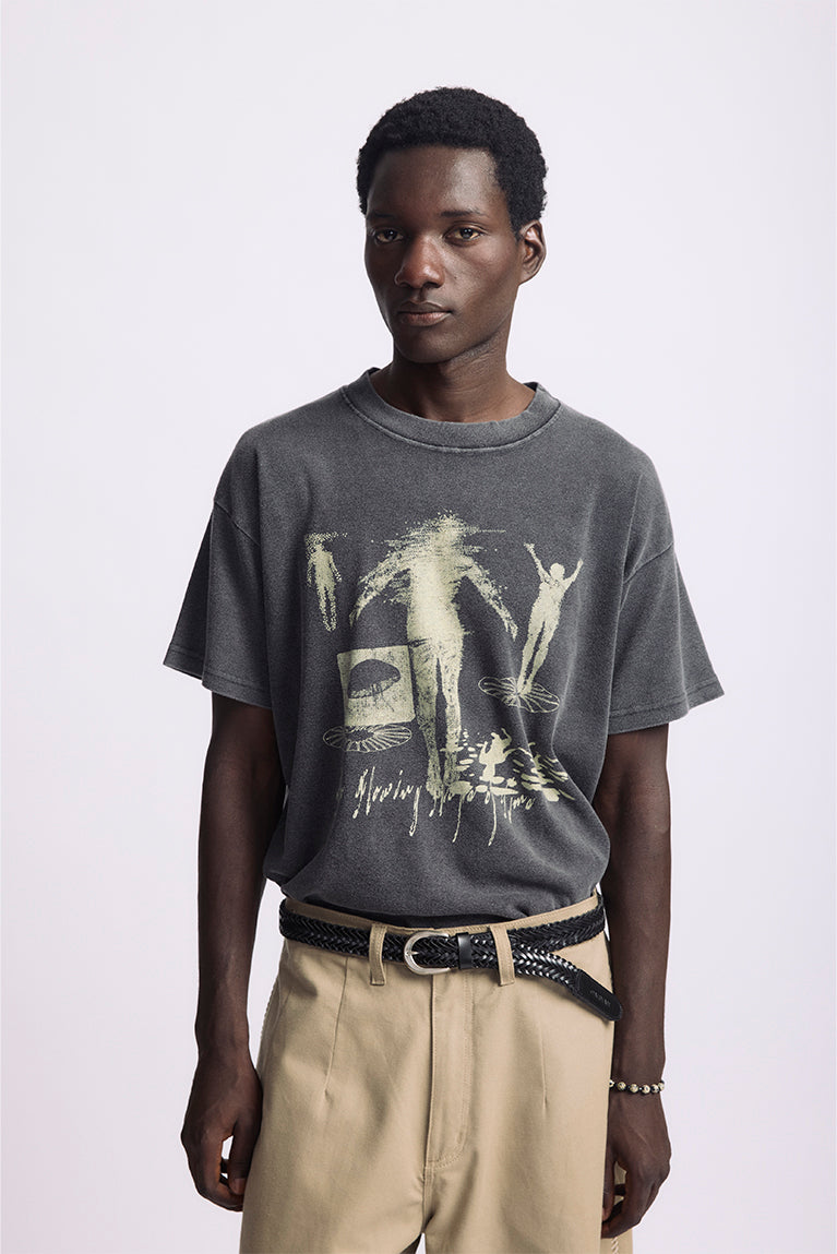 Camiseta Boxy Carnan Synergy Preta