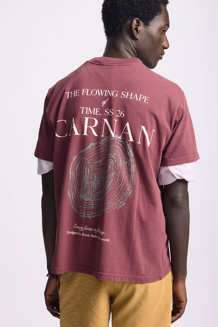 Camiseta Carnan Wood Vinho