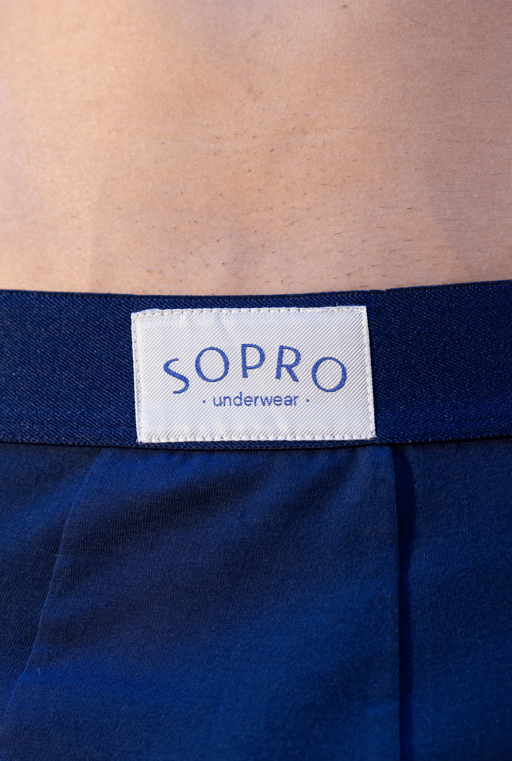 Cueca Sopro Soft Boxer Azul Marinho