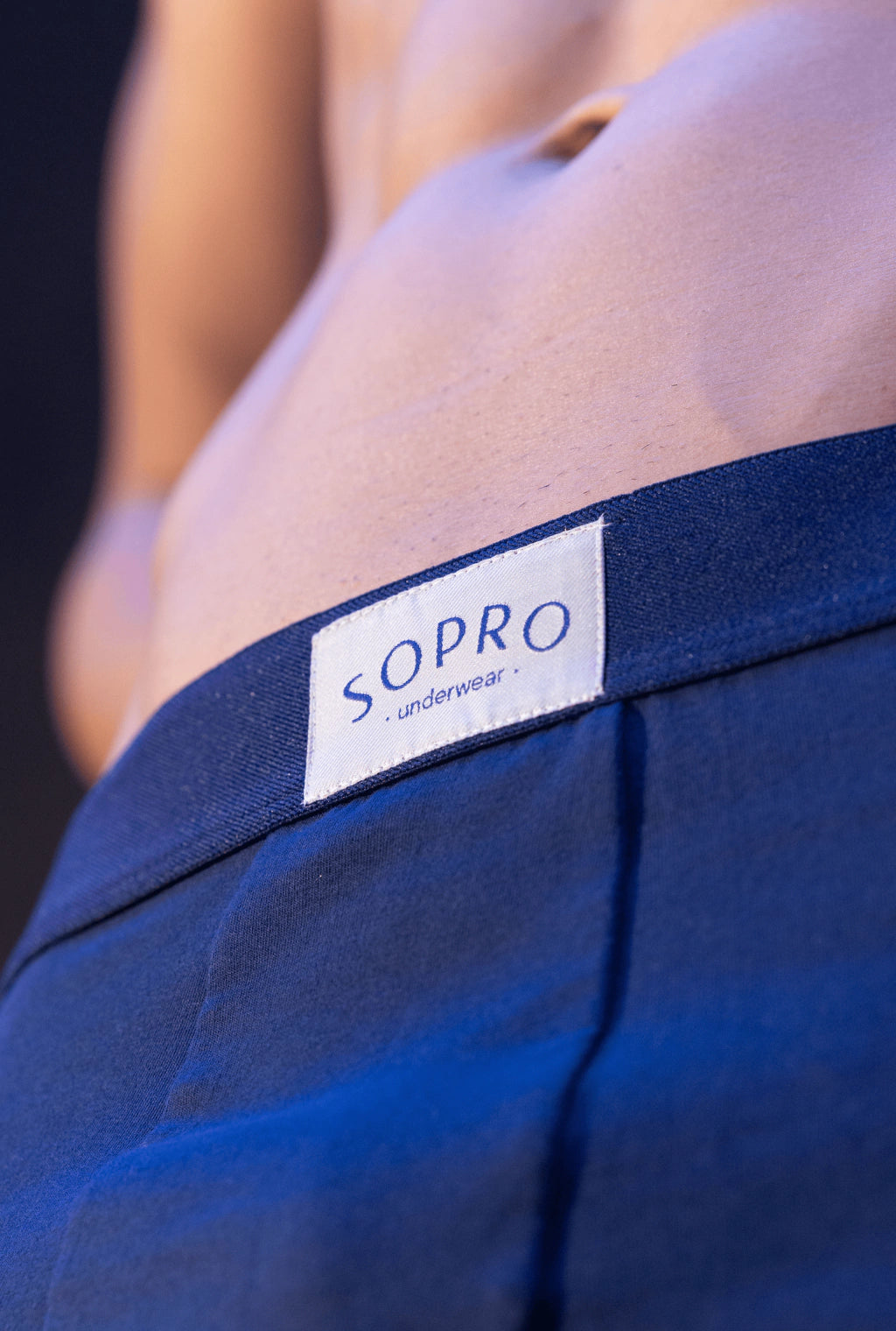 Cueca Sopro Soft Boxer Azul Marinho
