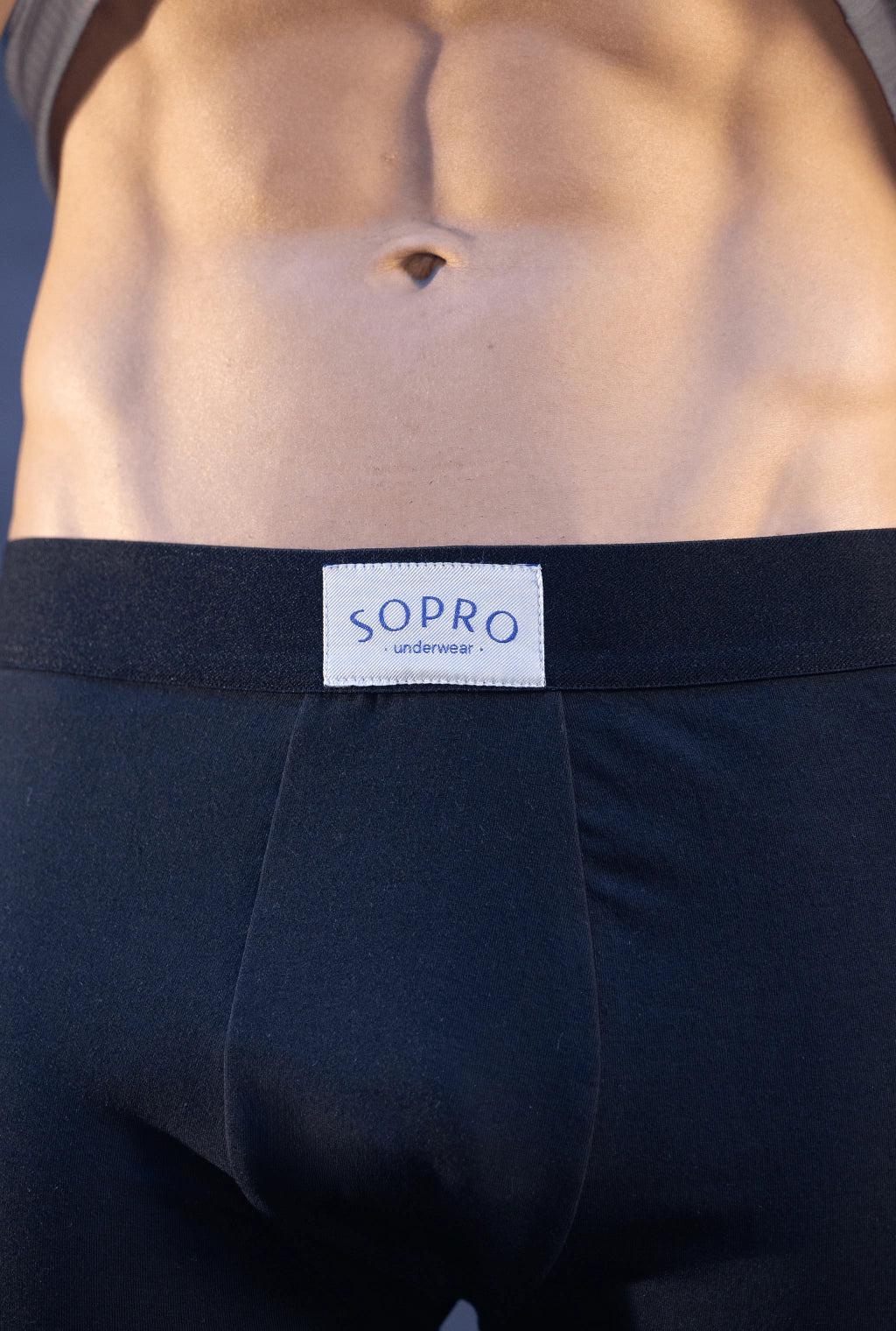 Cueca Sopro Soft Boxer Preta