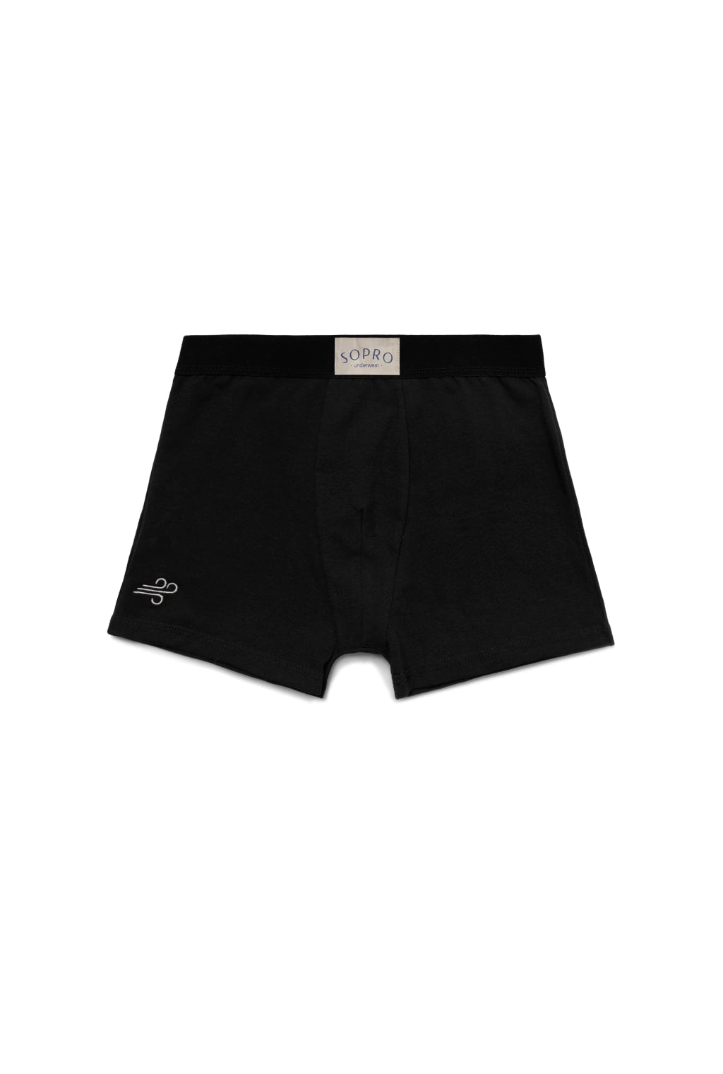 Cueca Sopro Soft Boxer Preta
