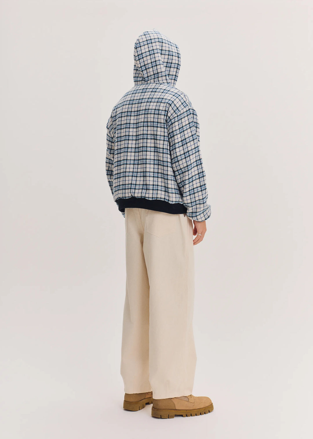 Moletom Sow Reversible Plaid Marinho