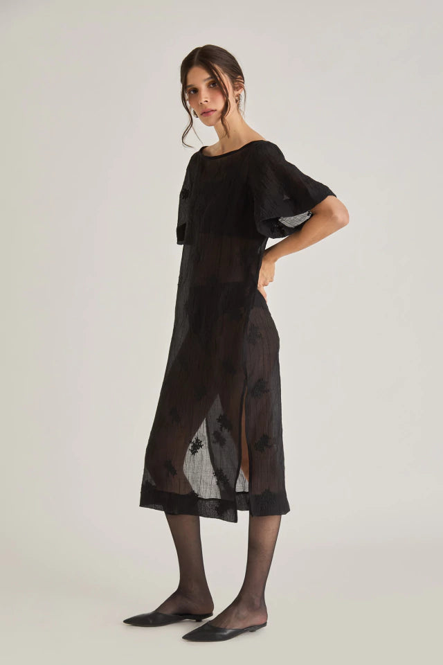 Vestido Layering Tansu Alisso Preto