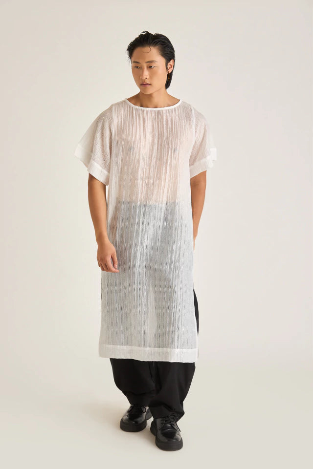 Vestido Layering Tansu Alisso Branco