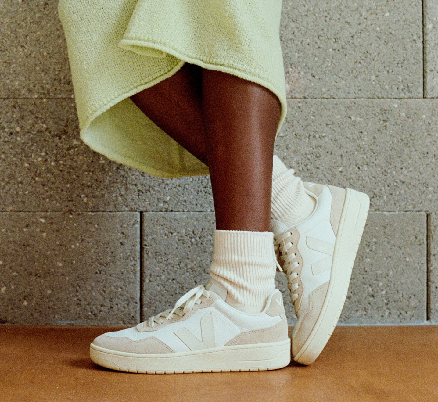 Tênis Veja V-10 B-mesh White Natural Pierre