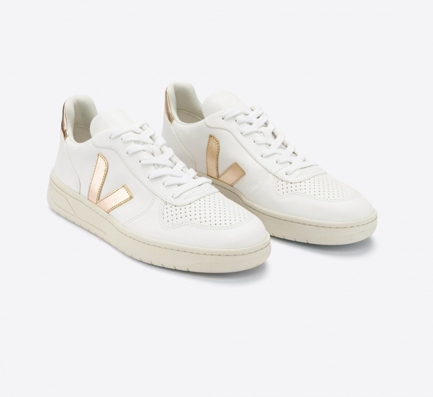 Tênis Veja V-10 Feminino White Platine
