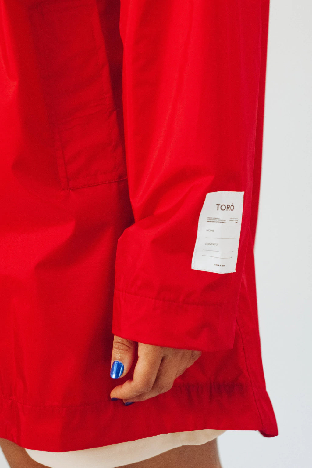 Capa De Chuva Toró Unissex Vermelha