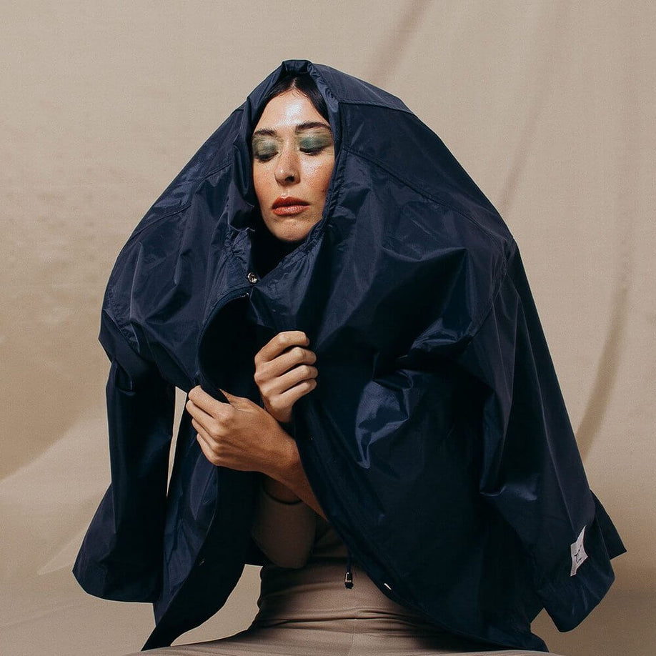 Capa De Chuva Toró Unissex Azul