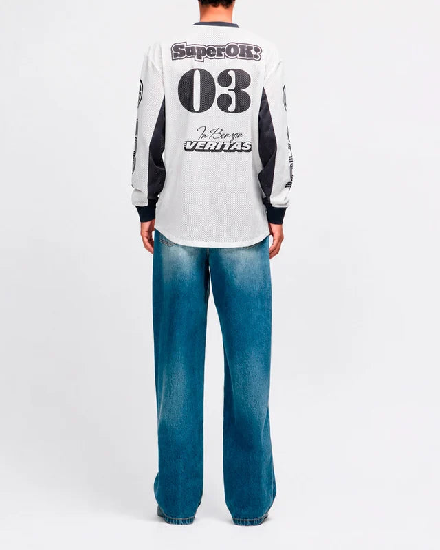 Jersey Deus Ex Machina Moto Road Branca