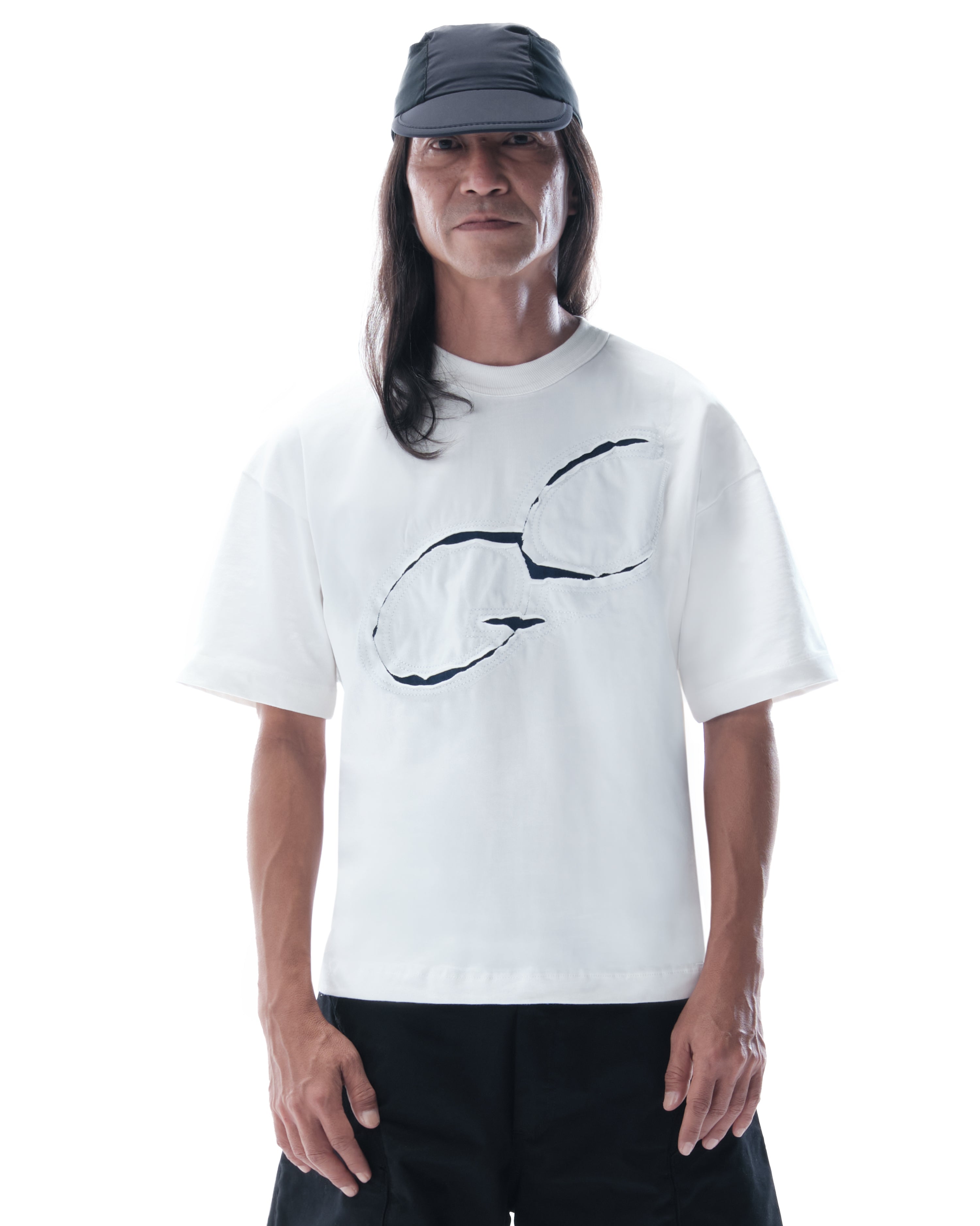 Camiseta Quadro Creations Understitch Off White
