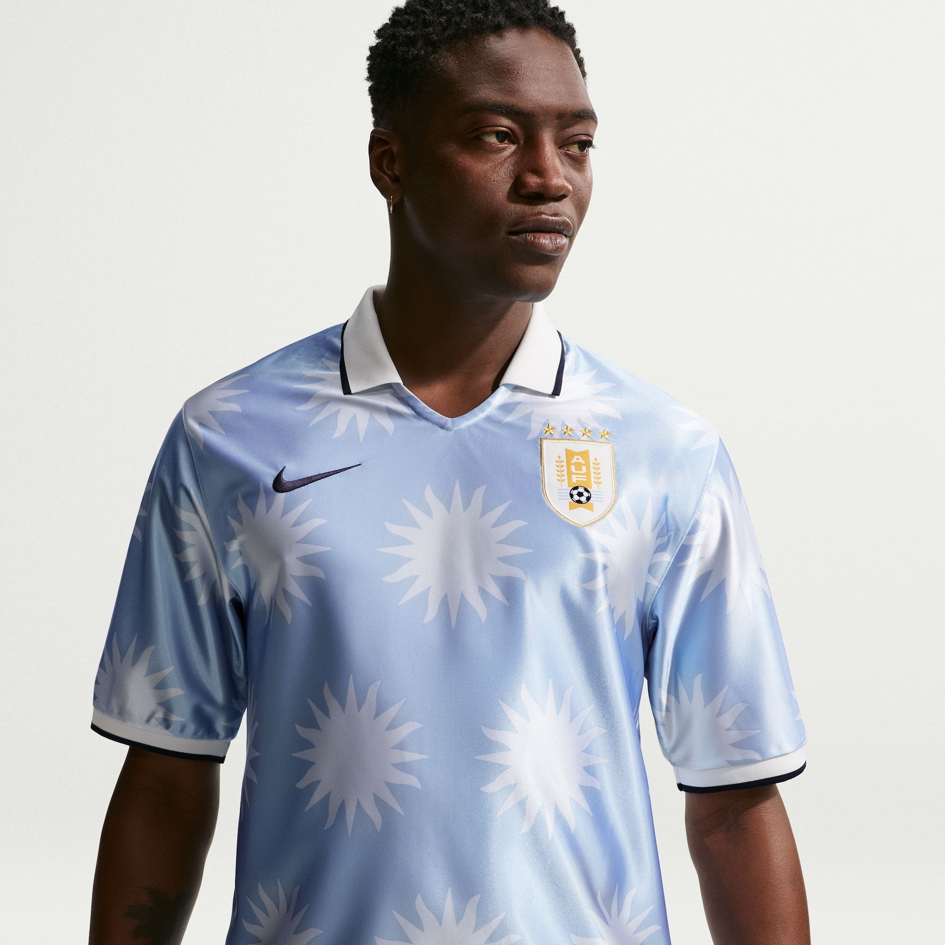 Camiseta Polo Nike Dri-FIT Energy Uruguai Azul