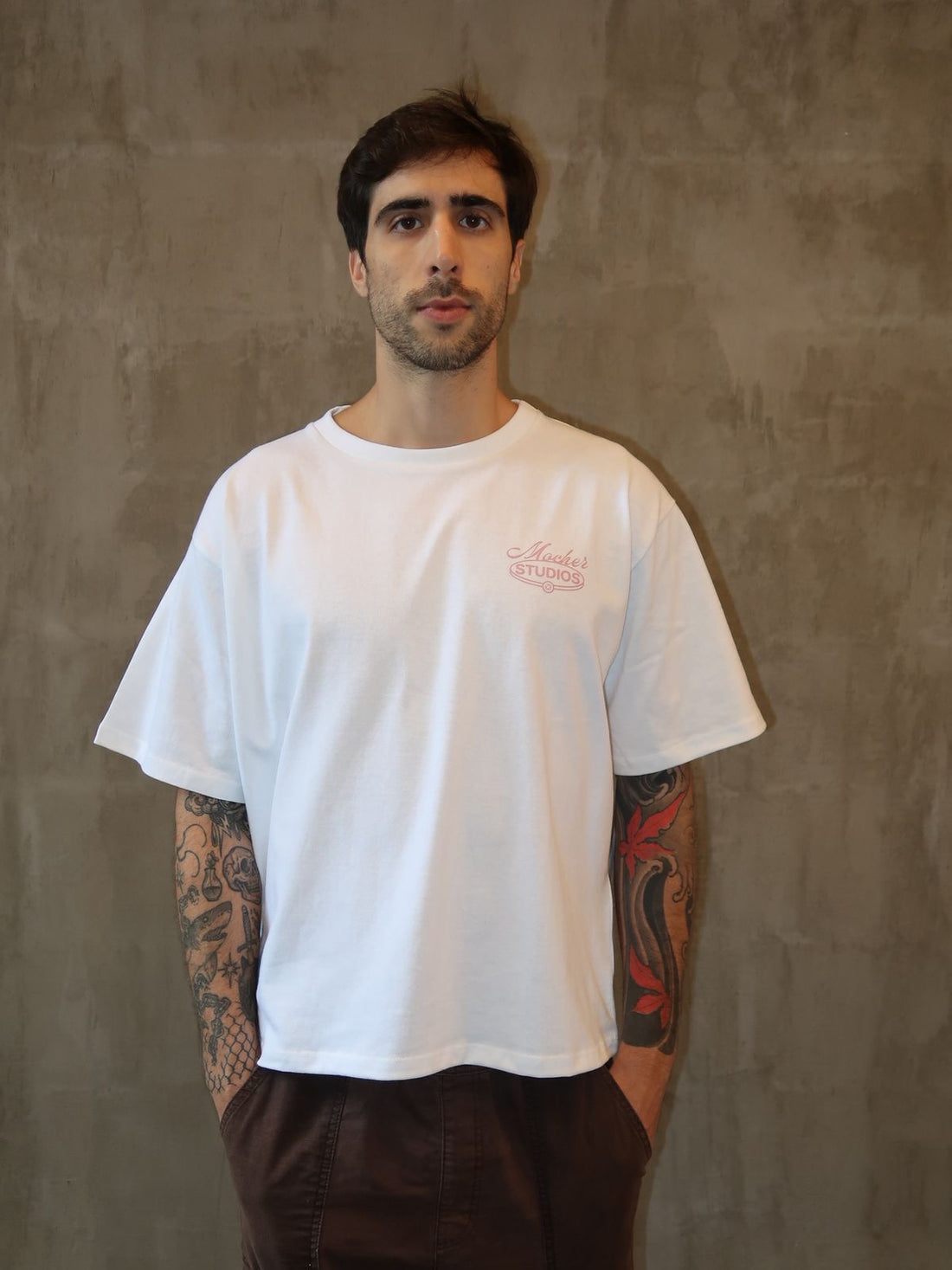 Camiseta Mocher Marché Branca