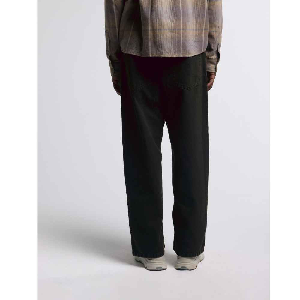Calça Carnan Twill Marrom Estonado