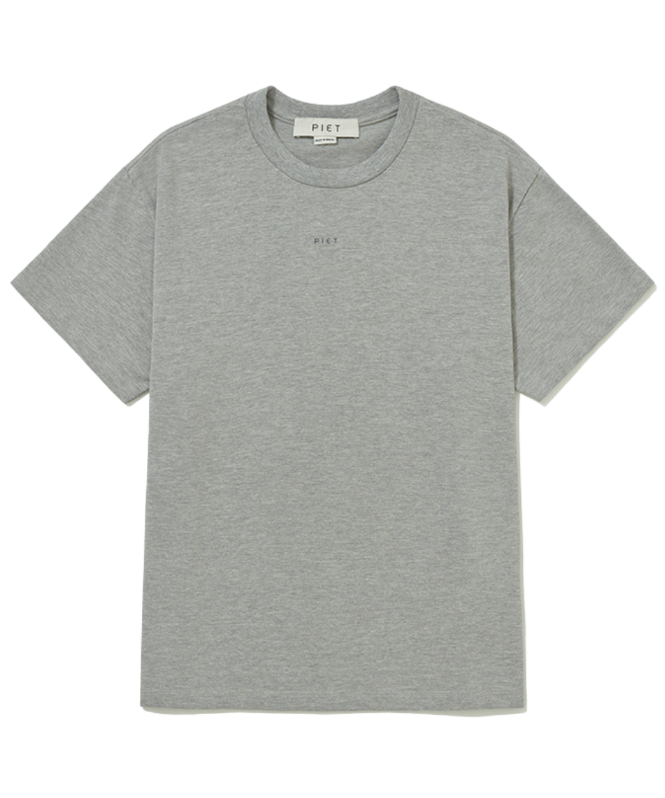 Camiseta Piet Logo Cinza