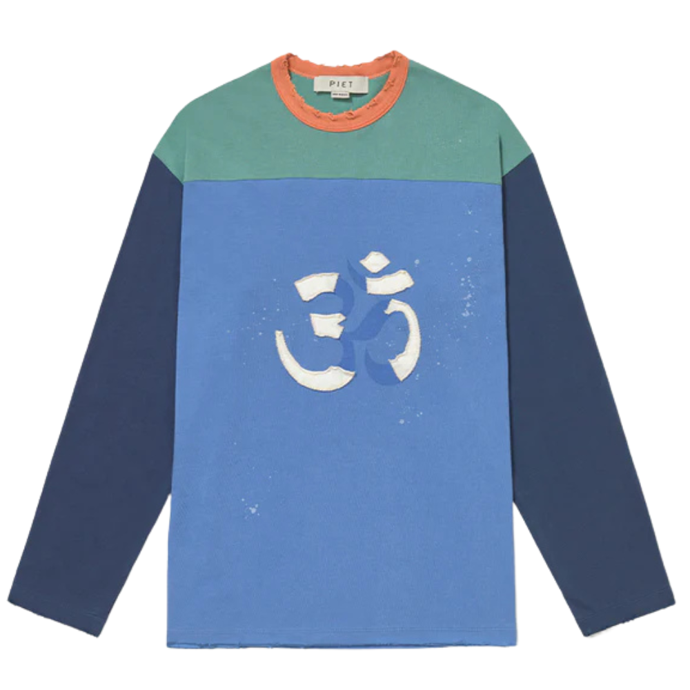 Camiseta Piet Manga Longa OM Paint Stained