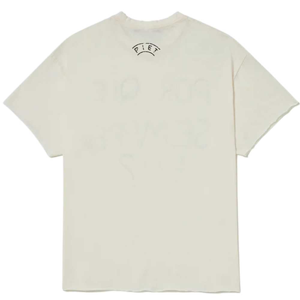 Camiseta Piet "Por que sempre eu?" Branca
