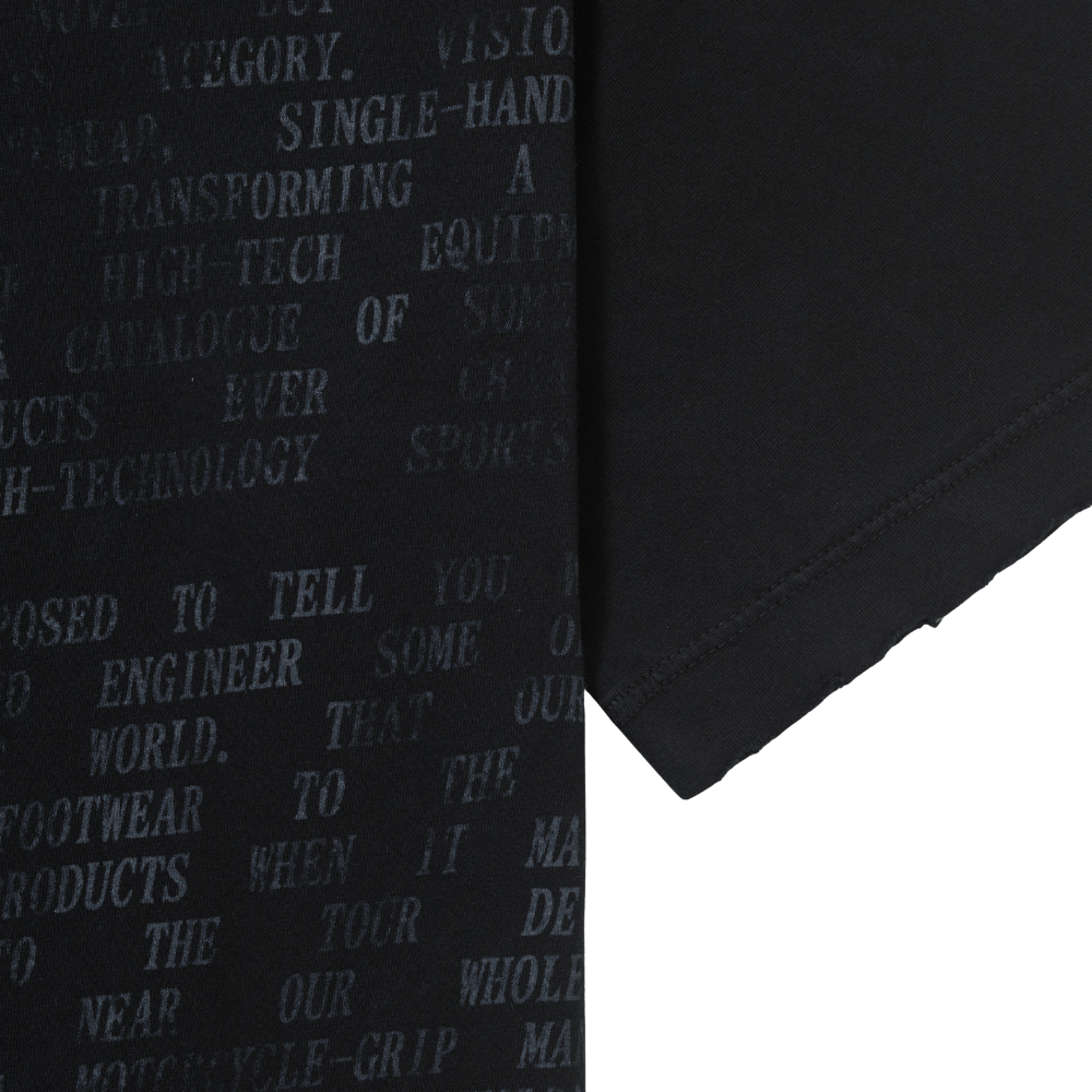 Camiseta Piet X Oakley Nano Logo Ripped Vintage Black