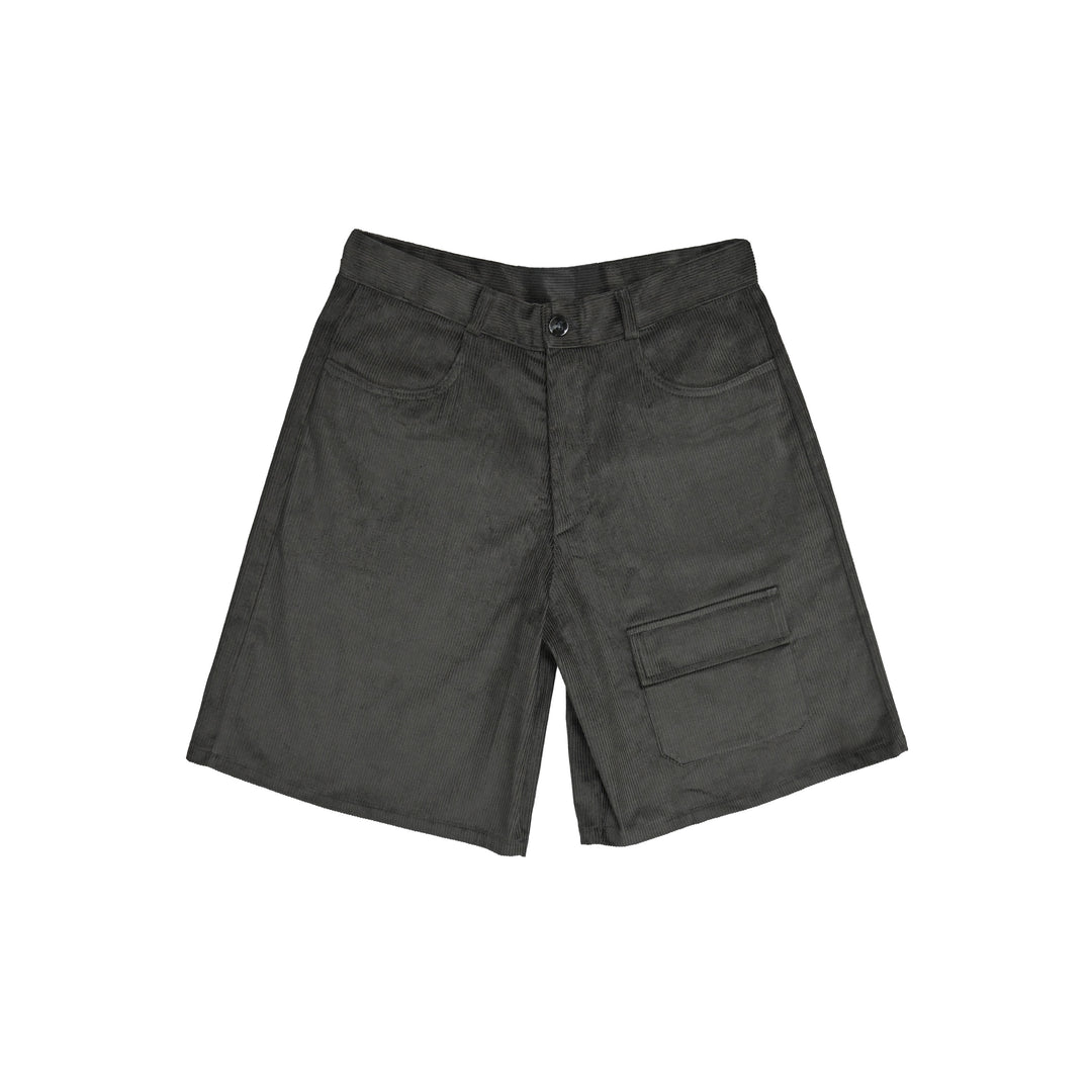 Shorts Sow Cotelê Baggy Corduroy Cinza