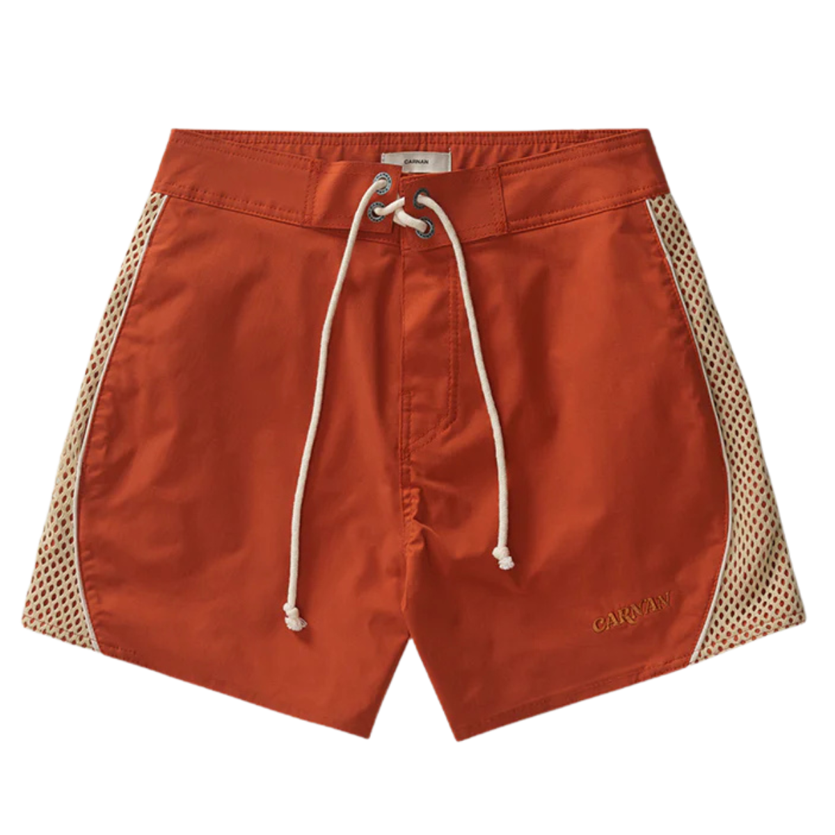 Boardshorts Carnan Curved Mesh Marrom