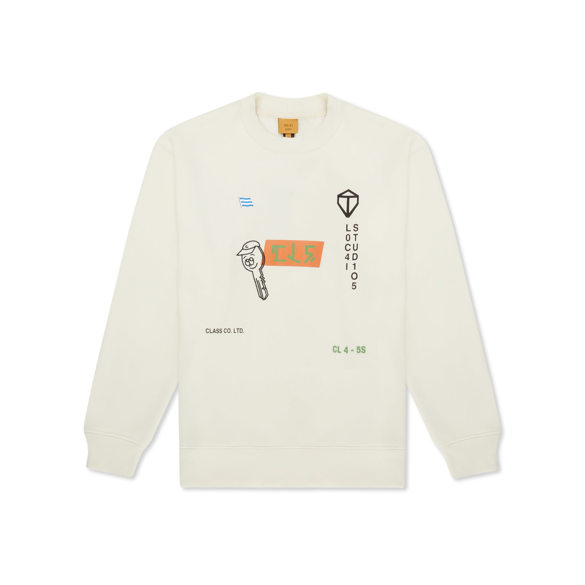 CLASS - Crewneck Container Off White