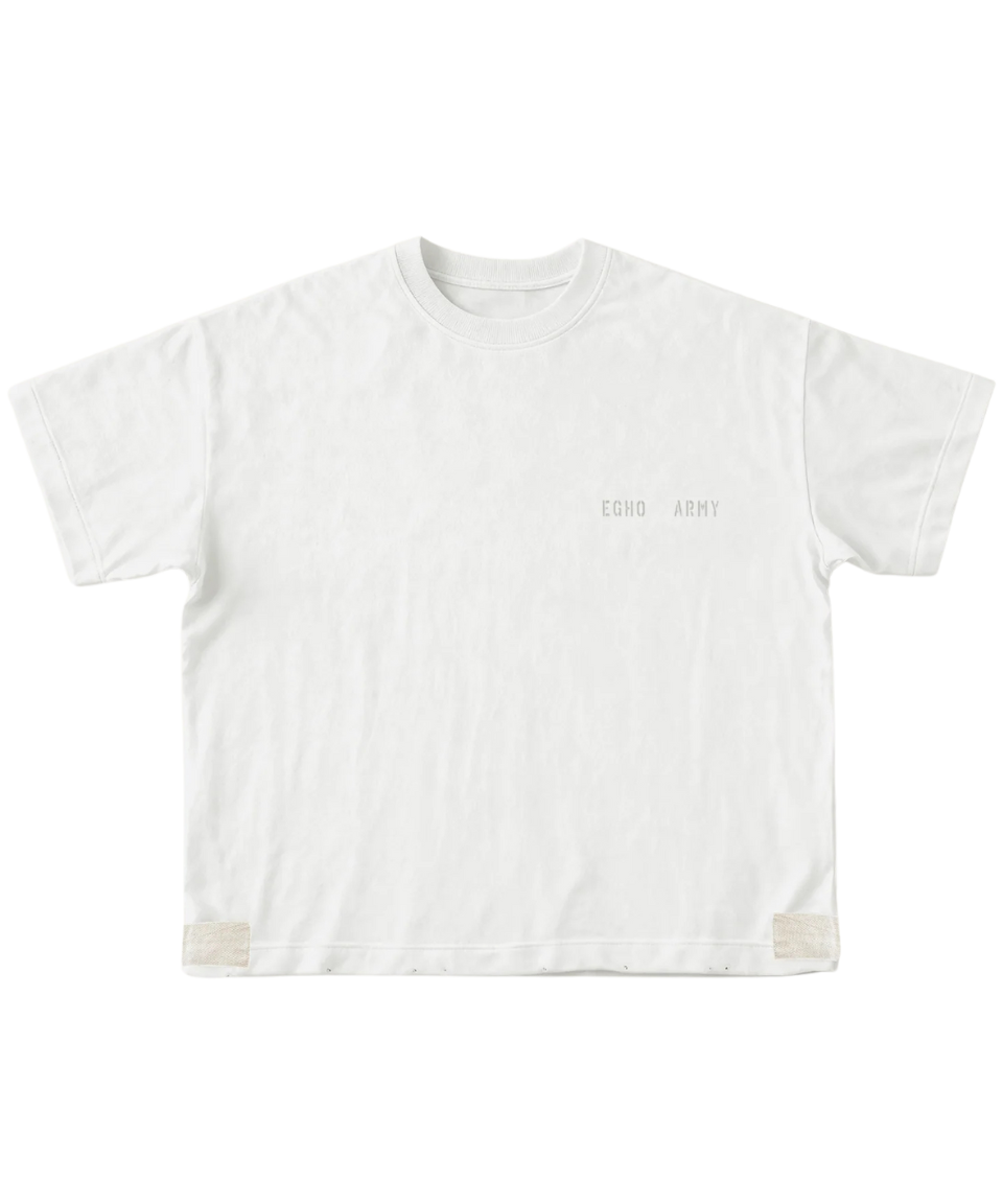 Camiseta Egho Uniform Boxy Branca