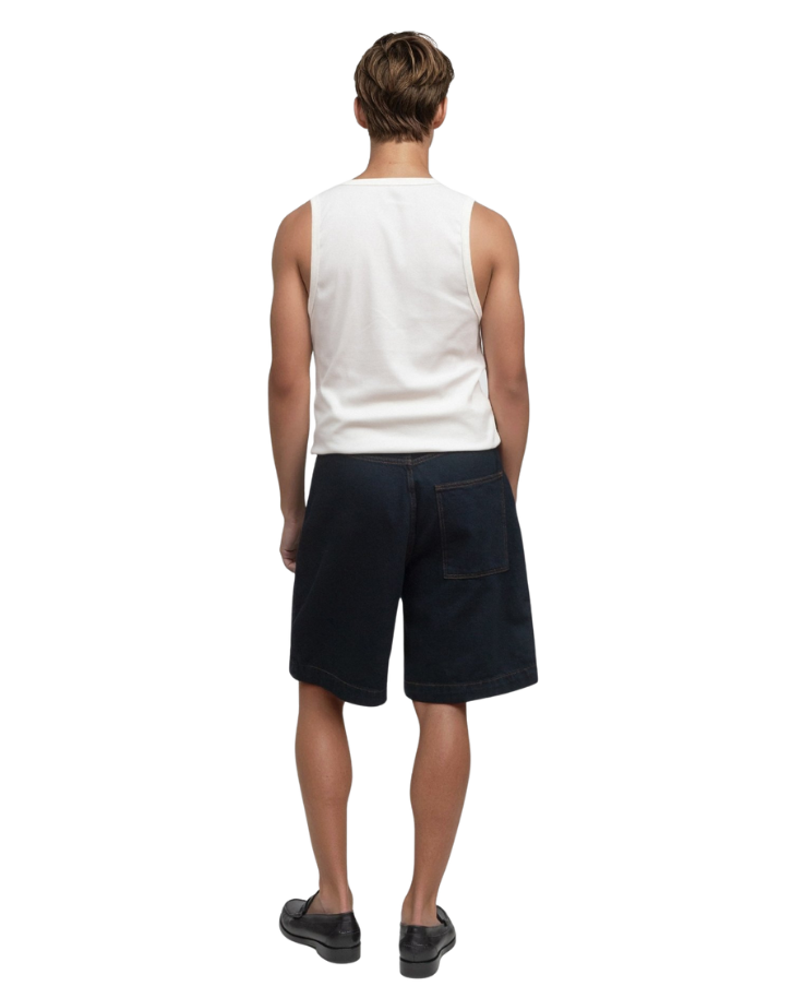 Bermuda Baggy Jeans Saint Studio Preta