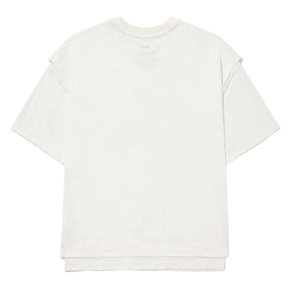 Camiseta Piet X Oakley Layered Bone White