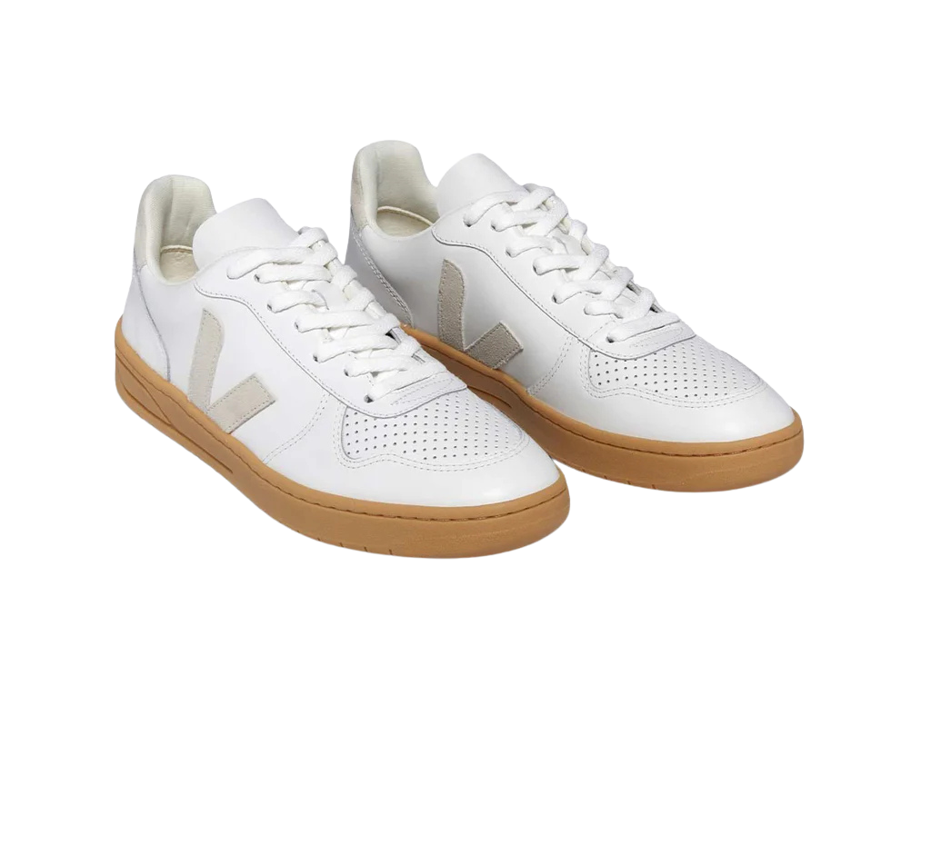 Tênis Veja V-10 Couro Extra White Natural