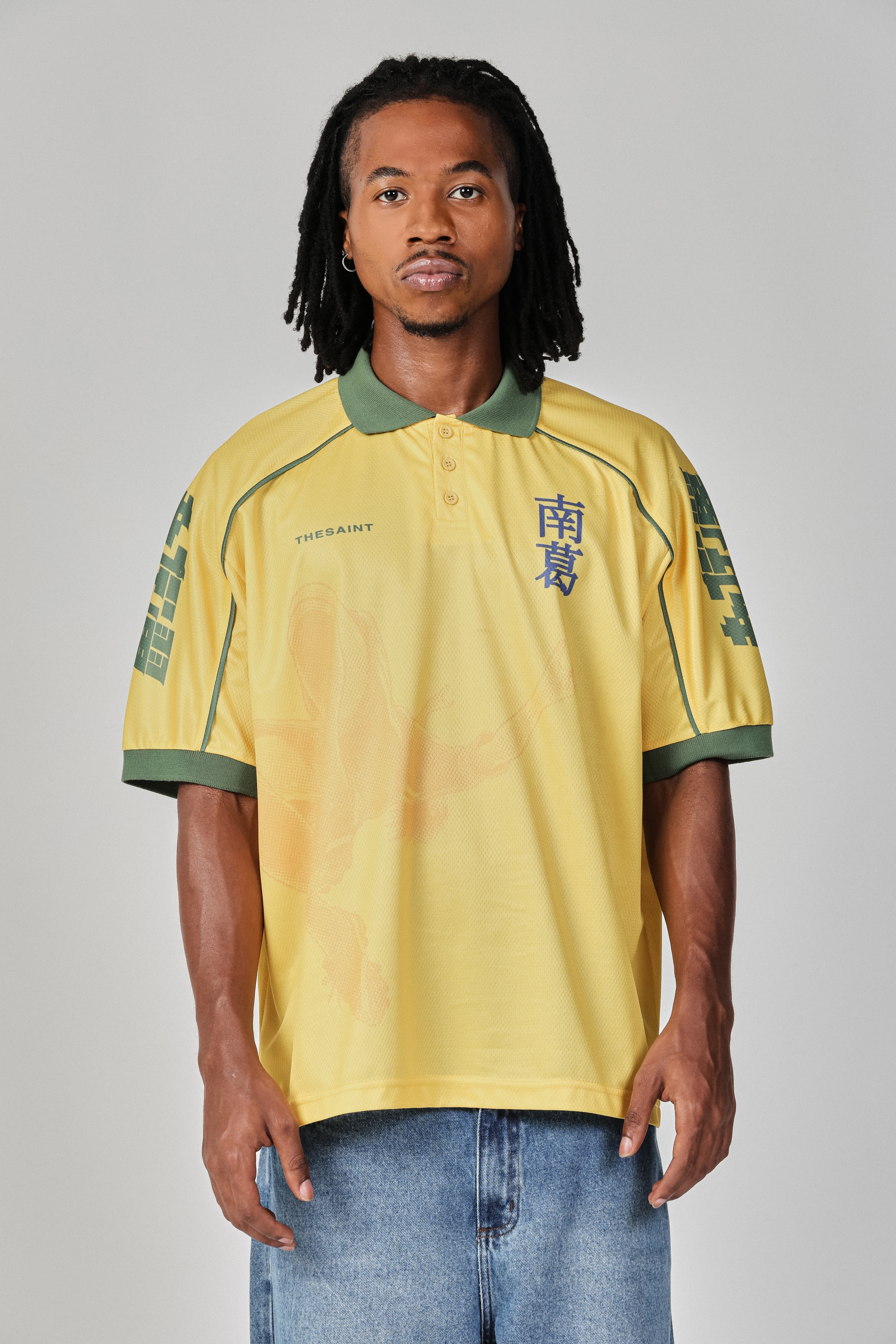 Camiseta Polo The Saint Ozora Brasil Jersey Amarela