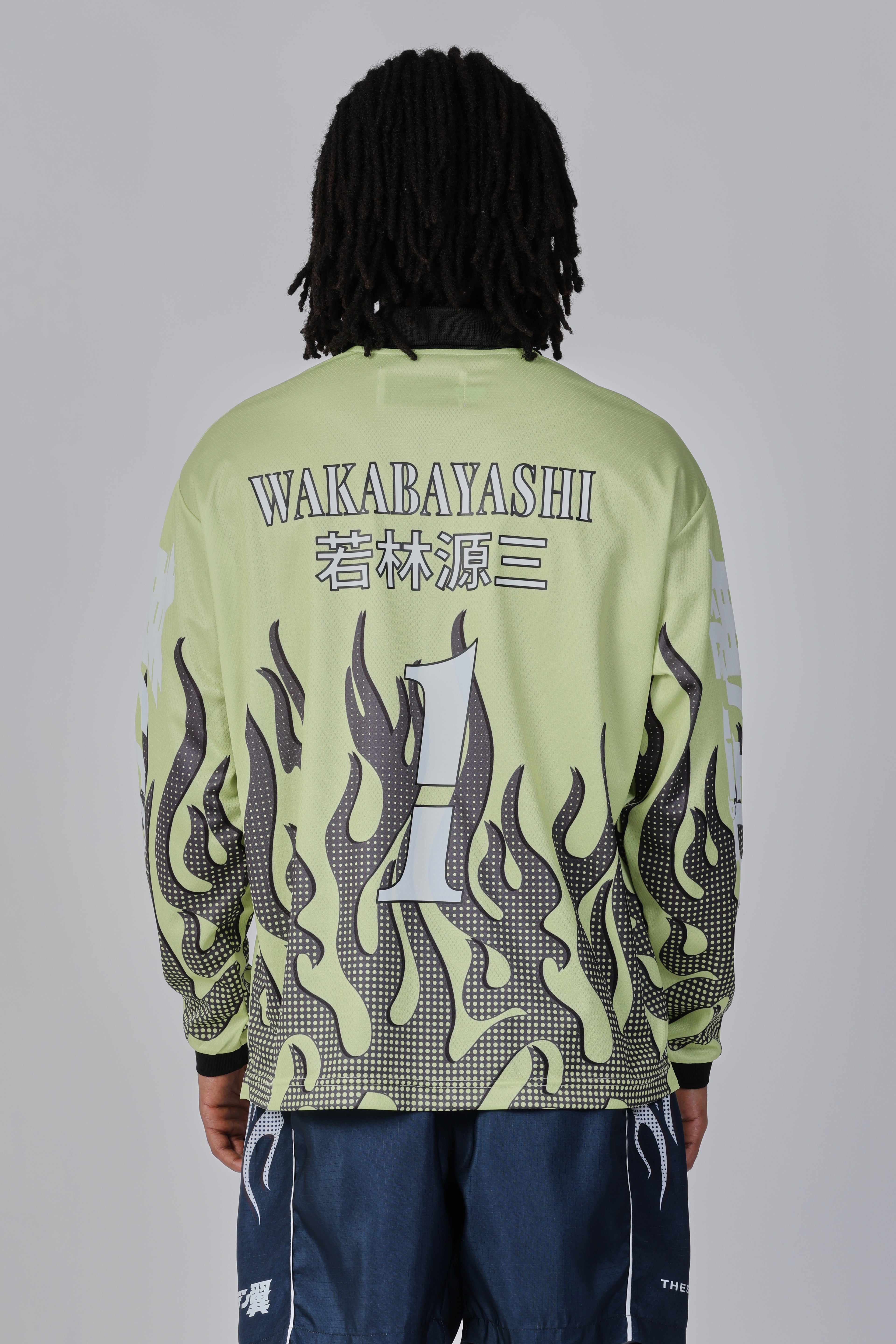 Polo Manga Longa The Saint Wakabayashi Keeper Jersey Verde