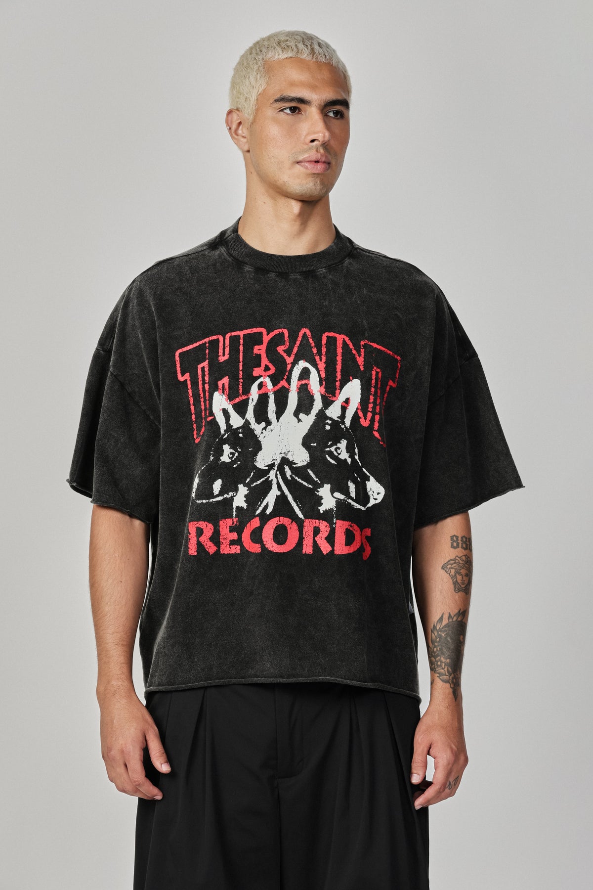 Camiseta The Saint Boxy Records Preta