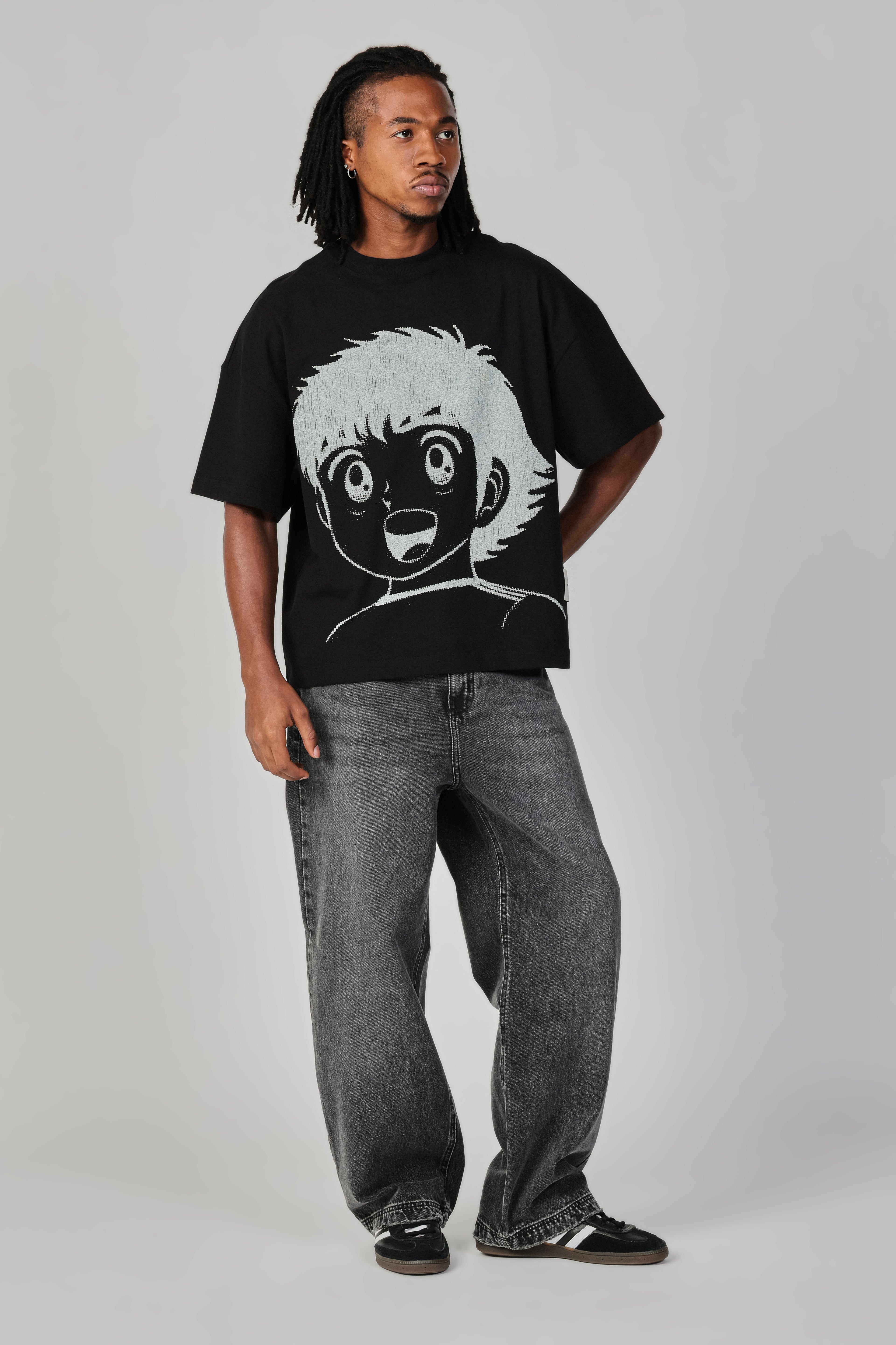 Camiseta The Saint Tsubasa Kid Preta