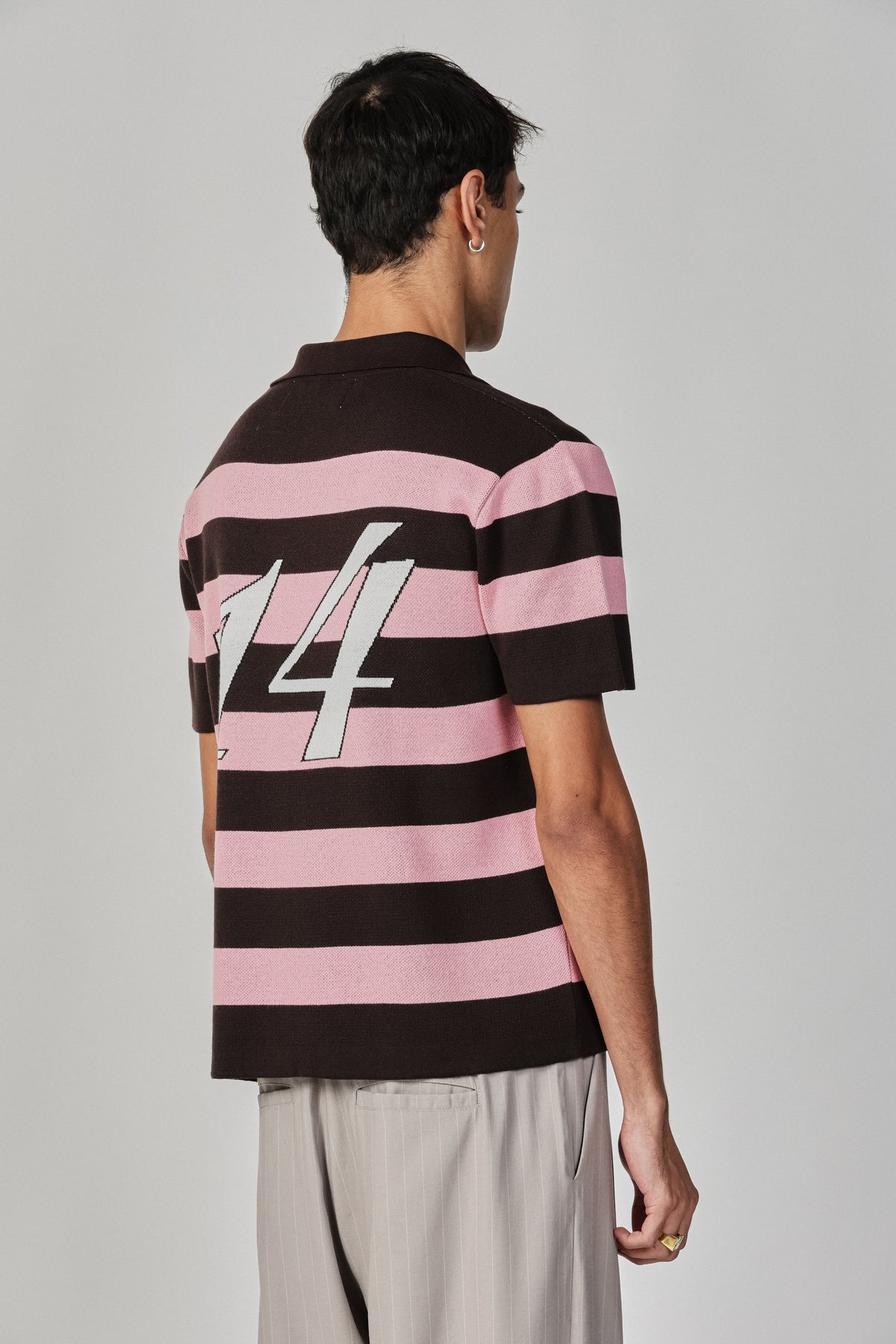 Camiseta Polo TheSaint Classic Rosa