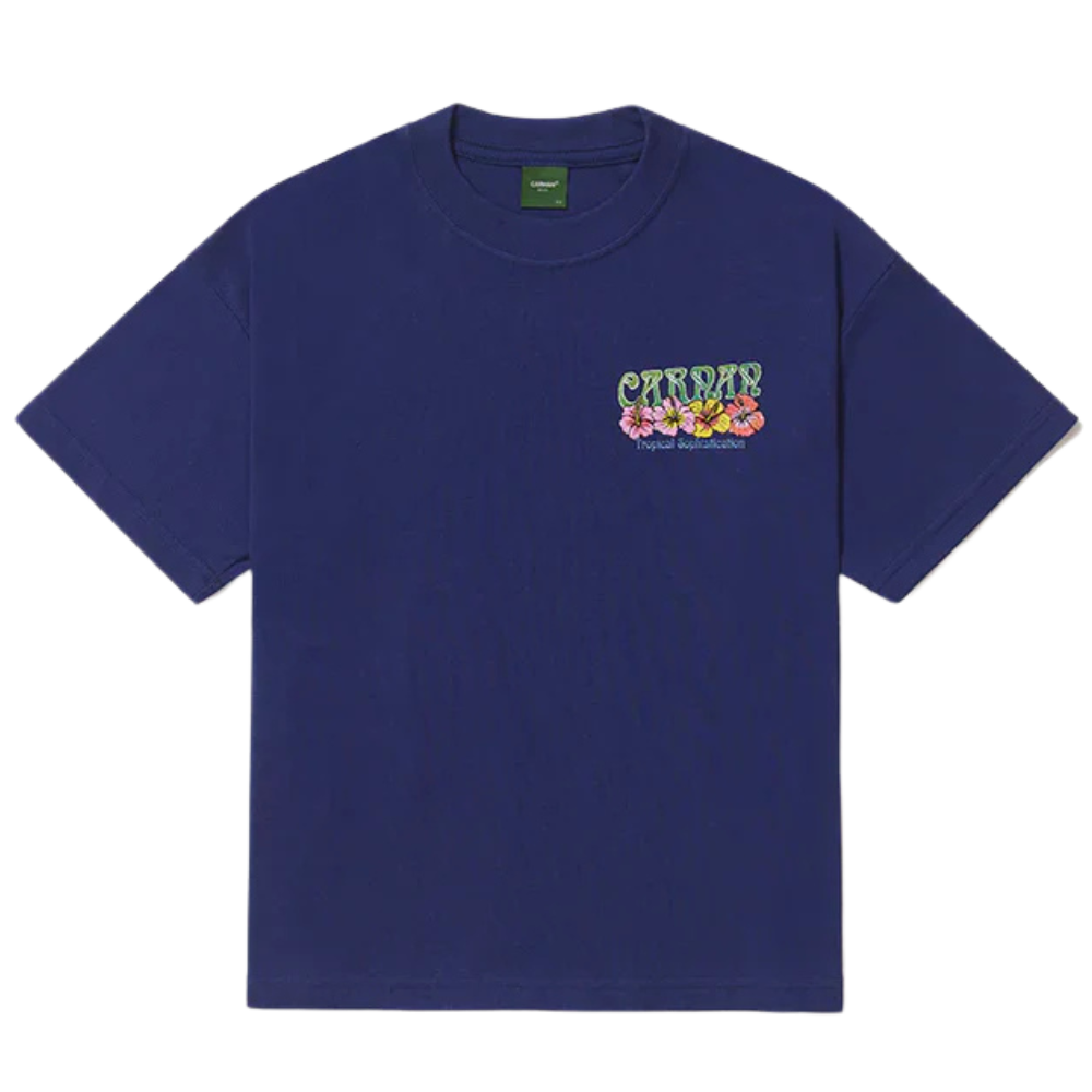 Camiseta Carnan Fruit Boxy Azul Marinho