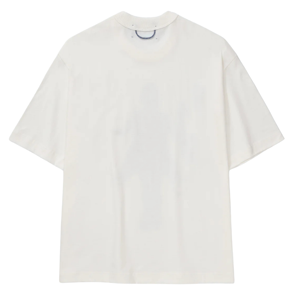 Camiseta Boxy Quadro Creations Robot Wires Off White