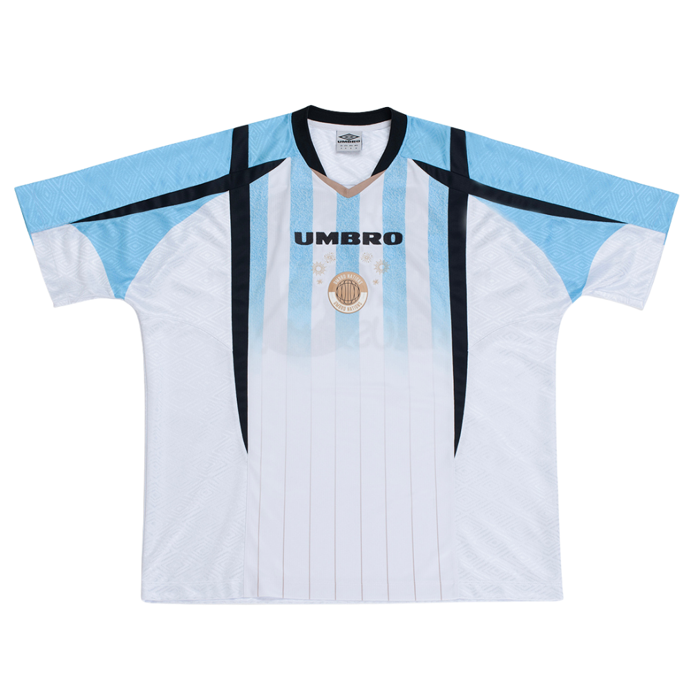 Camiseta Jersey Umbro El Obelisco Eterno Branco e Azul