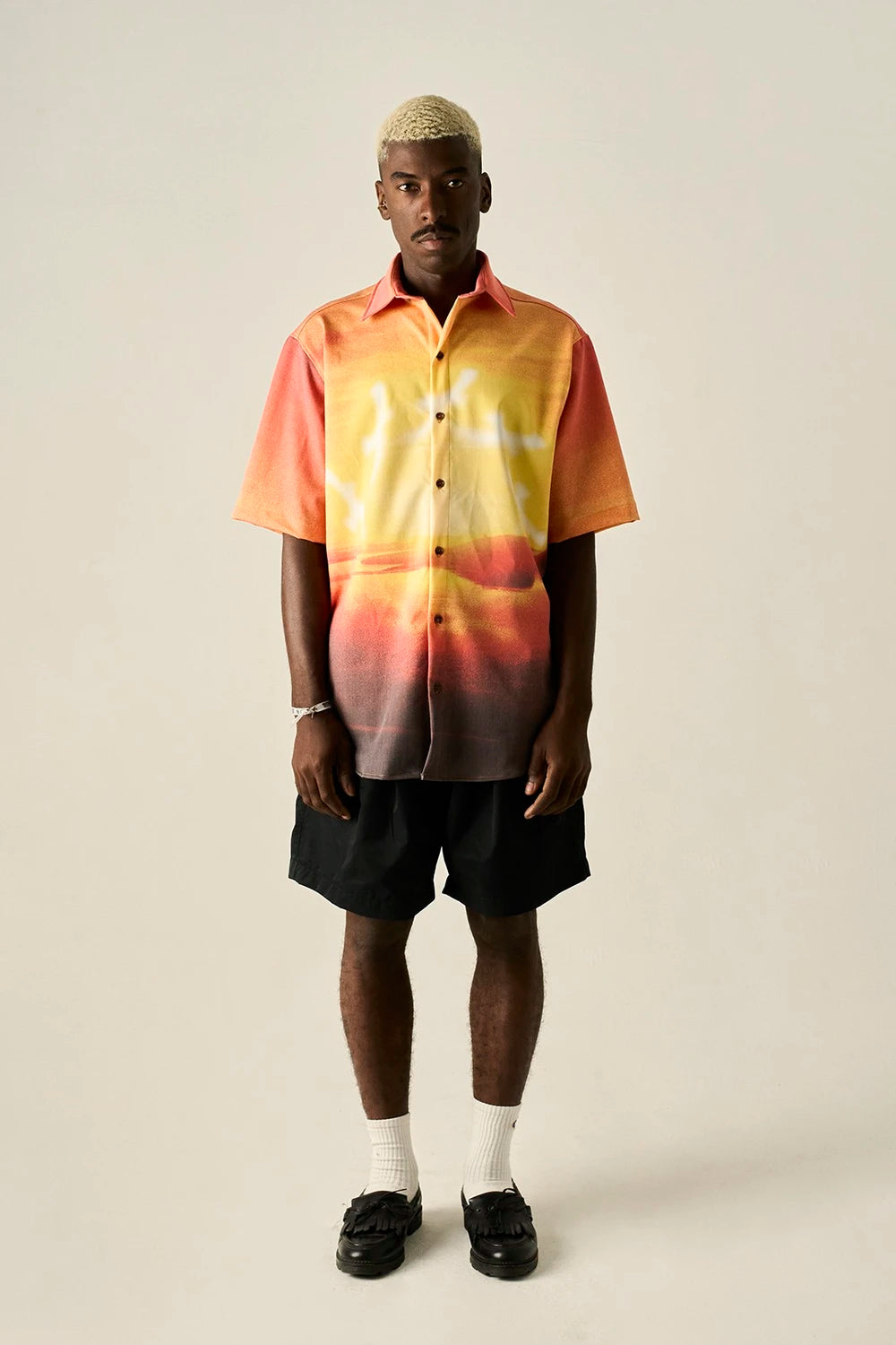 Camisa Barra Crew Tribal Solar