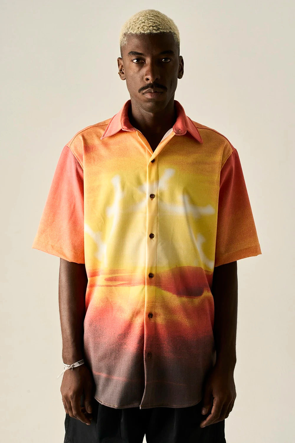 Camisa Barra Crew Tribal Solar