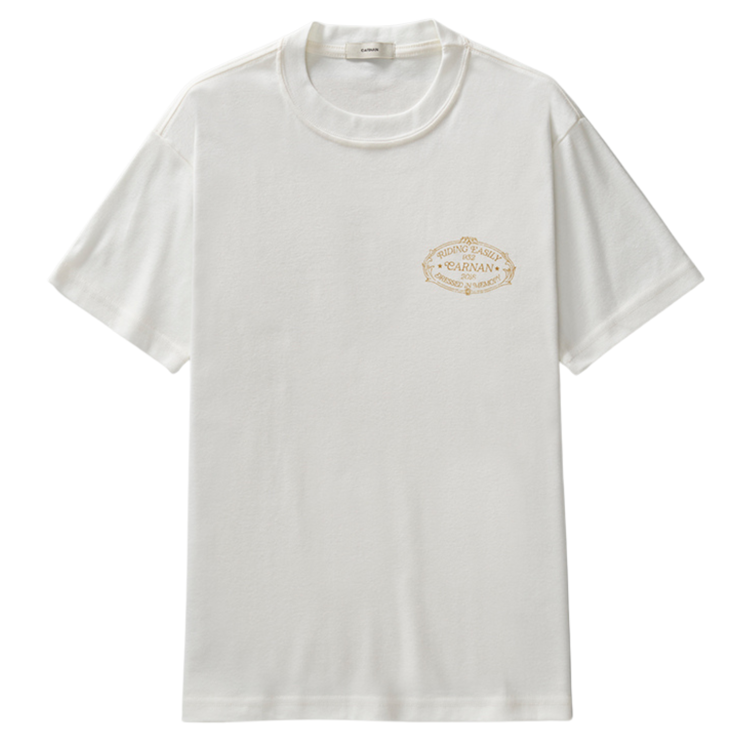 Camiseta Carnan  Home Crest Off White