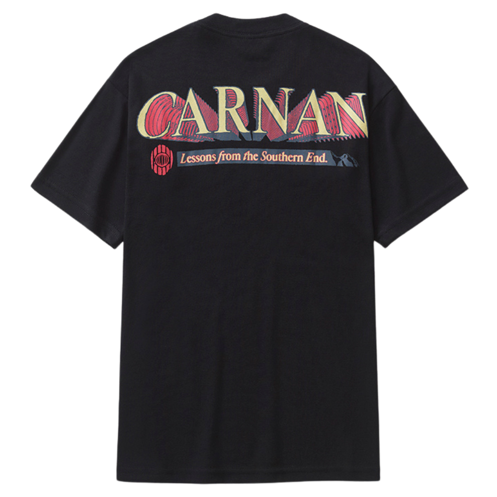 Camiseta Heavy Carnan Lettering Preta
